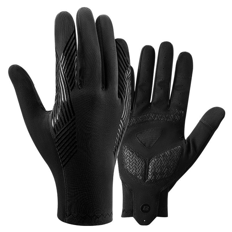 Full Finger Cycling Gloves, Touchscreen Breathable Thin Road Bike Gloves for Men Women, Spring Summer Use Men&S