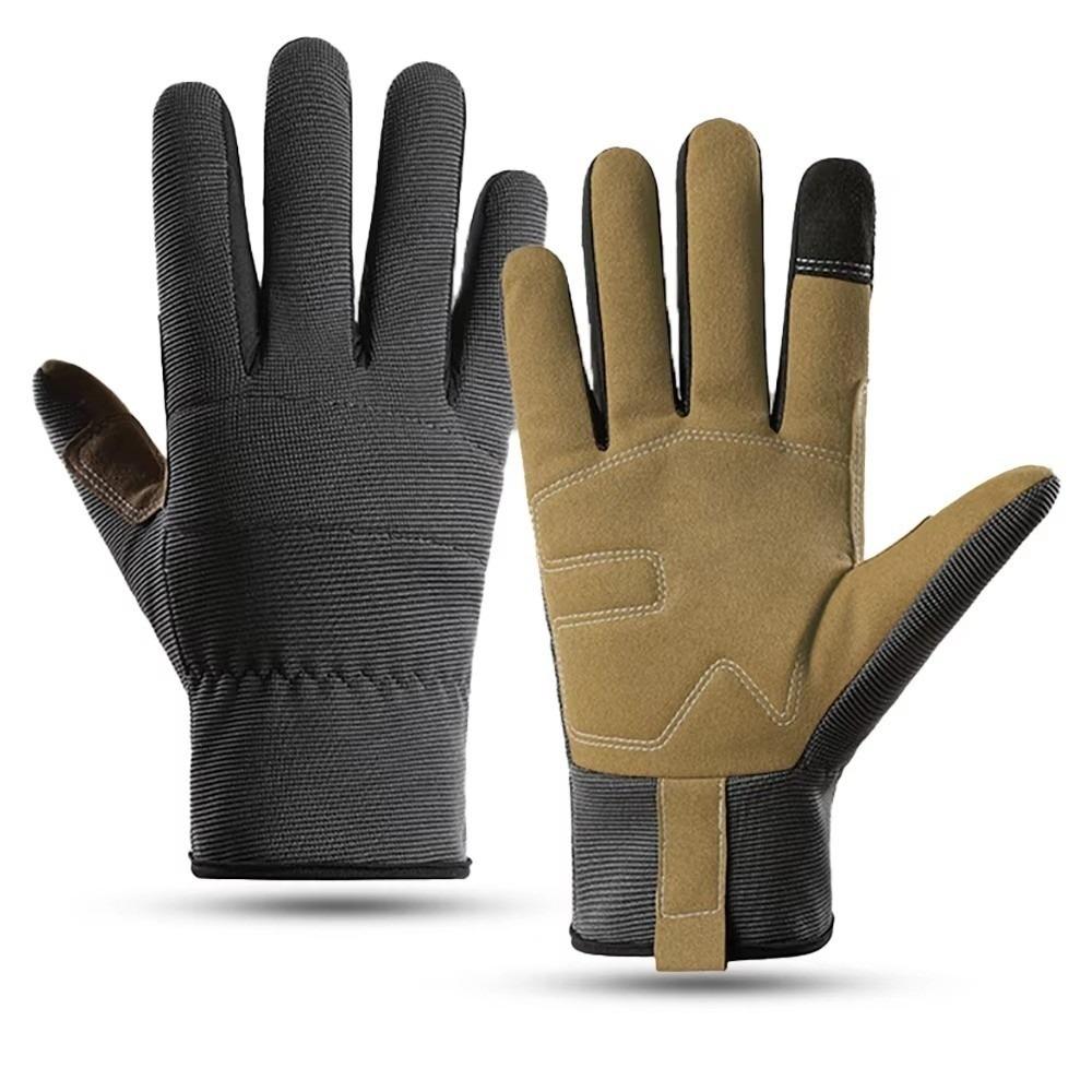 

Breathable Work Gloves Touch Screen Capable Light Duty Gloves Outdoor Activities XL серый