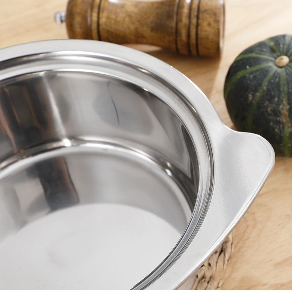 Stainless Steel Stock Pot with Lid Multi Purpose Mandarin Duck Pot Food Cooking