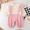 Infant Long Sleeve Two-Piece Look Romper - Spring/Autumn