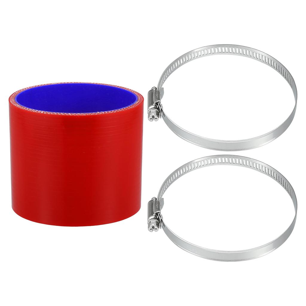 X AUTOHAUX Silicone Hose Silicone Tube with Hose Band Intercooler Turbo Intake Rajeter Hose