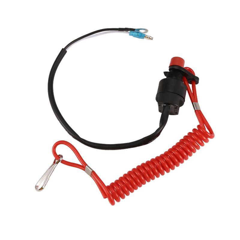 P-Premium-Boat Motor Emergency Kill Stop Switch For /Tohatsu Outboard Stop Kill Switch Cut Off Switches With Safety Tethe