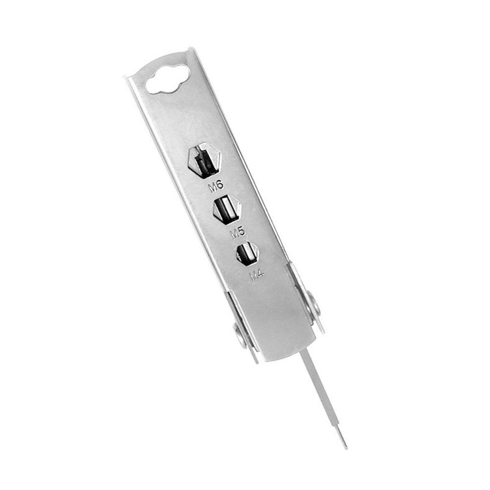 1 Peça Portátil Mini Chave de Fenda de Aço Inoxidável Chave Inglesa Abridor de Garrafa Conjunto de Ferramentas Combinadas para Exterior Emergência EDC Reparo Multiferramenta