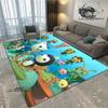 3D The-Octonauts cartoon printed carpet Living room bedroom non-slip carpets Yoga mat Outdoor carpet kawaii rug birthday gift