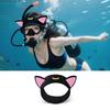 Adjustable Hair Protections Band Lovely Cats Ear 3mm Neoprene Diving Headband Cartoon Diving Wetsuit Hood Enduring