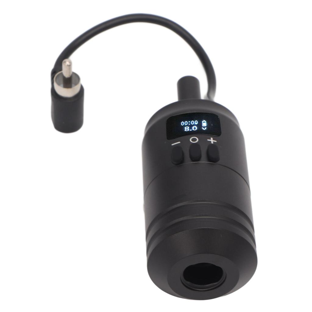 2 In 1 Tattoo Cartridge Grips Kit RCA Interface Portable Wireless Tattoo Power Supply Kit 1600mAh
