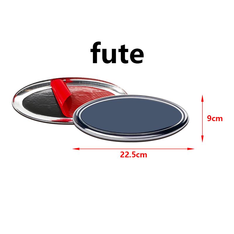 Front Grille Logo Hood Logo Badge Sticker Blue Logo Accessories For Focus Mk2 Mk3 Fiesta Mk7 Ranger Mondeo Mk4 S-MAX