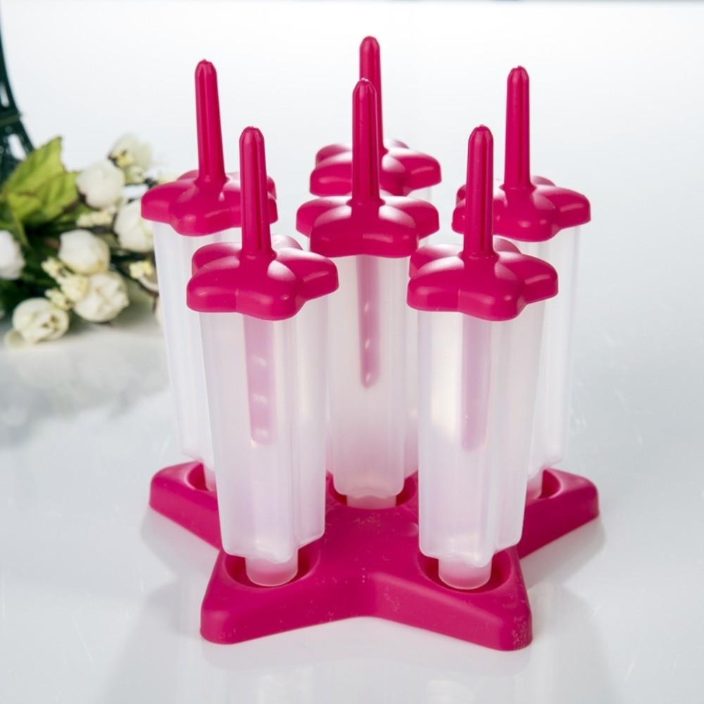 Reusable Ice Cream Molds Food Grade Plastic Homemade DIY Ice Cream Tools Easy To Fall Off Popsicle Mould Home Kitchen