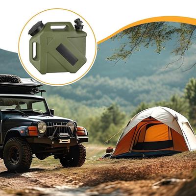 Δοχείο Νερού Κάμπινγκ Φορητός Εξοπλισμός Overlanding Ευέλικτο 10Λ Στεγανό Δοχείο με Αφαιρούμενη Κάνουλα