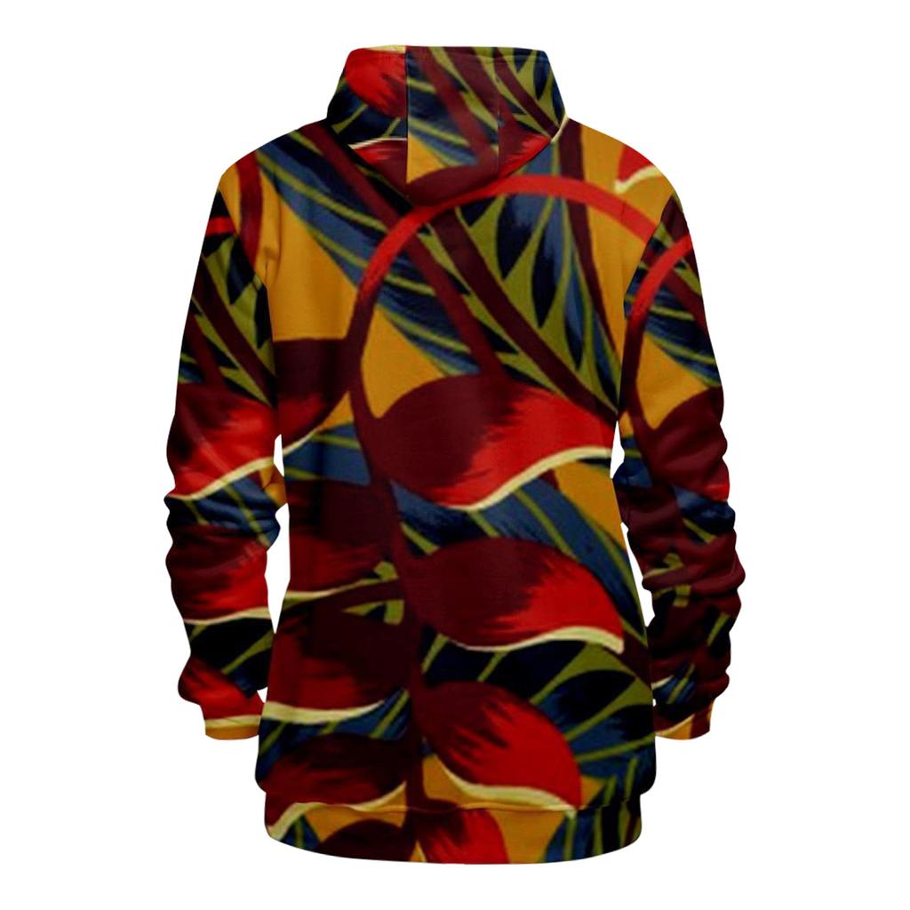 Motetrykk Løs Langermet hettegenser for menn og kvinner