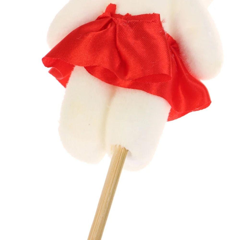 10pcs/set Plush Animal Mini Bear Flower Bouquet Foam Bear Cartoon Bouquet Doll  Valentine's Day