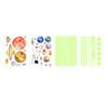 849Pcs Glow in the Dark Stars Planet Spaceship Wall Sticker DIY Luminous Ceiling Decal for Kids Room Bedroom Home Decor