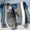 Canvas Shoes Men's Vulcanized Shoes Summer New Washed Denim Rough Edge Trendy Shoes Men's Sports Board Shoe Designer Sneakers
