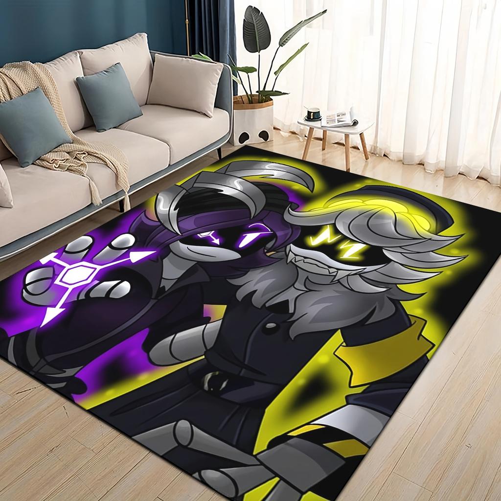 3D Print Murder Drones Cartoon Uzi V J Robot Gift Carpet Rug for Living Room Bedroom Home Sofa Decoration,kid Non-slip Floor Mat