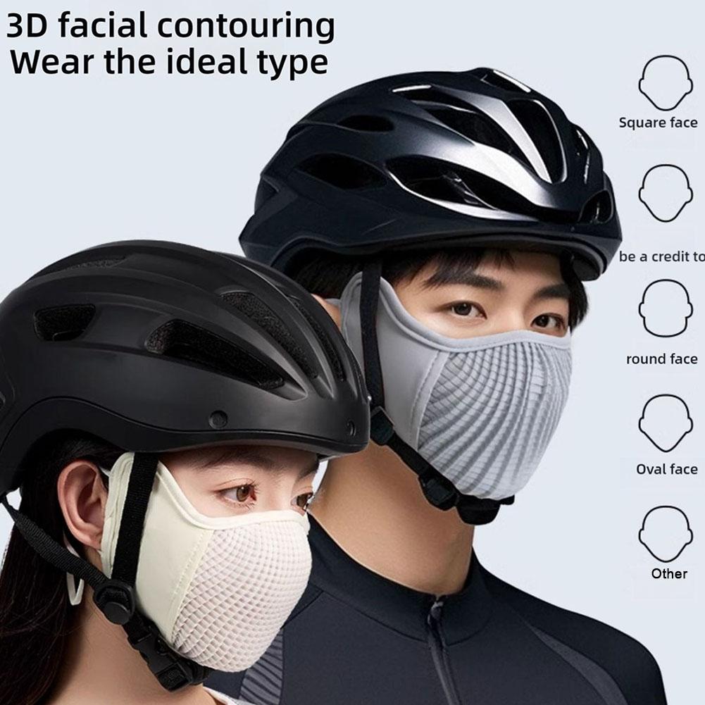 Ice Silk Face Mask Uv Sun Protection Summer Adjustable Sports Women Outdoor Mask Cycling Breath A8C1