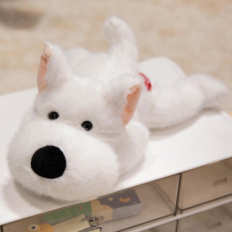 

Cute lying rabbit panda doll plush toy capybara puppy doll girl company soothing doll 20cm（0.1kg）