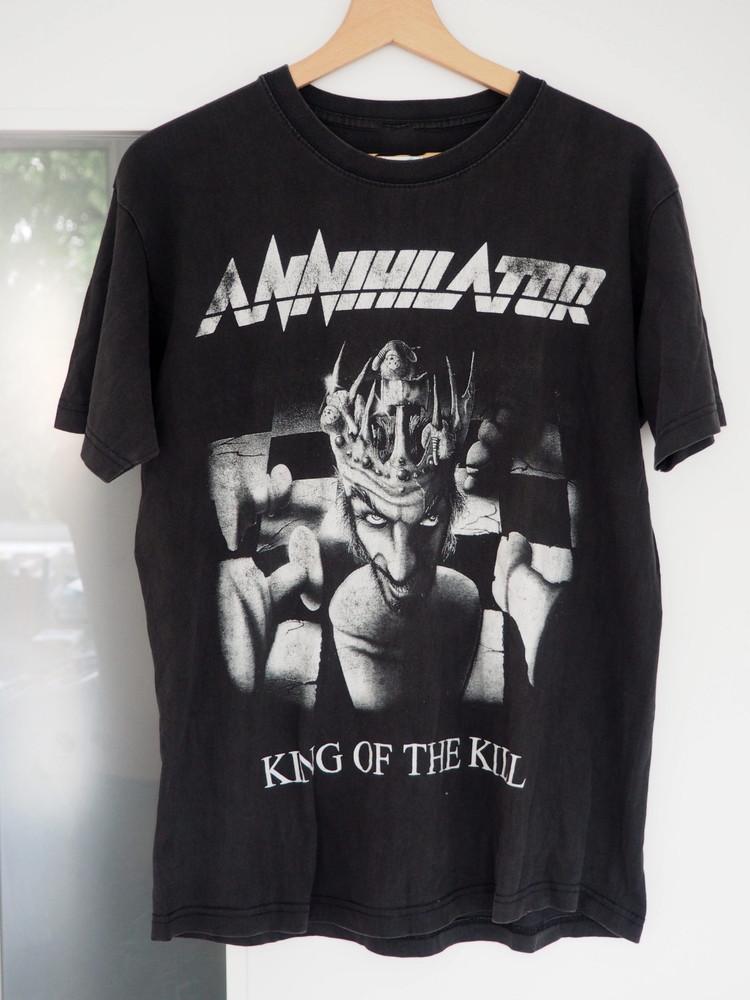 Футболка Annihilator Band King Of The Kill Полный размер S-5XL Унисекс XXXXL
