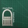 Wooden Fence Gate Pattern Metal Cutting Dies DIY Scrapbooking Embossing Stencil Paper Craft Album Template