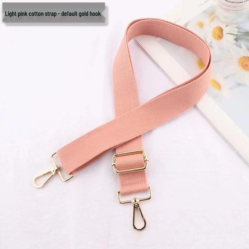 Crossbody Casual Solid Color Cotton Handbag with Adjustable Back Support Straps