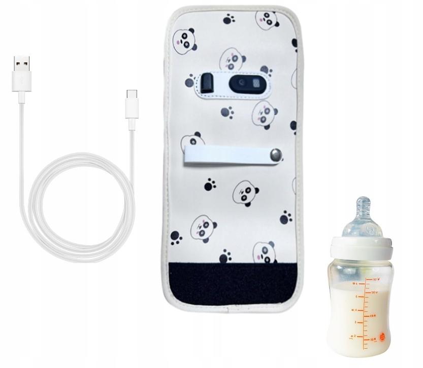 Portable travel bottle warmer for food with USB for car travel