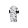 Puma Casual Sports Floral Print V-Neck Short Sleeve Dress Women Dress White 597464-02