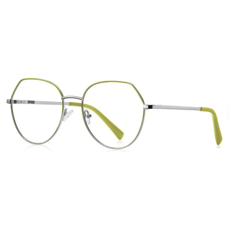 Luxury Anti Blue Light Glasses Men Women Oversized Metal Irregularity Eyeglasses Fashion Ultralight Computer Reading Glasses +2