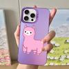 Alpaca Animals Cartoon Colorful Phone Case For IPhone 16 15 14 13 12 11 Pro Max X XR XSMAX Plus Matte Shockproof Back Cover