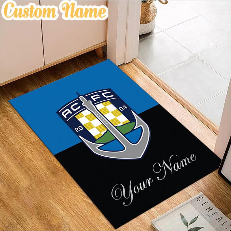 Custom Name Acfc Team Crest Rug, Office Rug, Chair Rug, Carpet for Living Rooms, Doormat Game Rug Home Decor Christmas Gifts