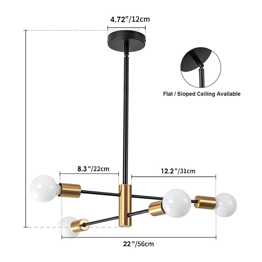 Lámpara de Araña LED Nórdica Minimalista Luces Colgantes de Frijol Mágico Para Sala de Estar Dormitorio Restaurante Hotel Iluminación Decorativa Interior