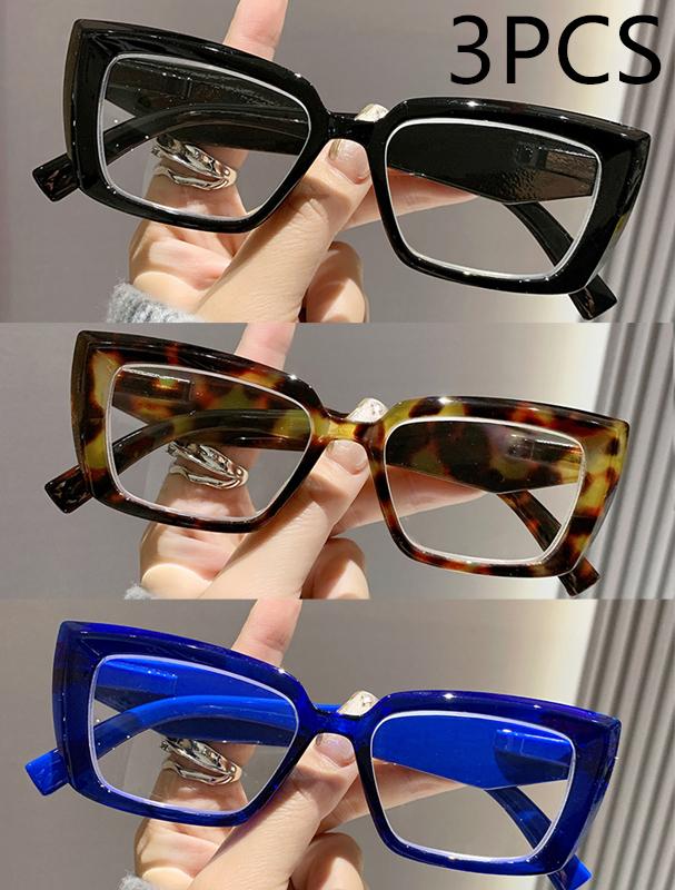 1/2/3PCS Cat-eye Reading Glasses Fashionable Simple Versatile For Middle-aged Elderly People 2319