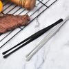 2Pcs Heavy Duty Nonrust Steel Food Tongs Extra Long 30cm Kitchen Utensils For BBQ And Hot Dishes Safe Grip Design