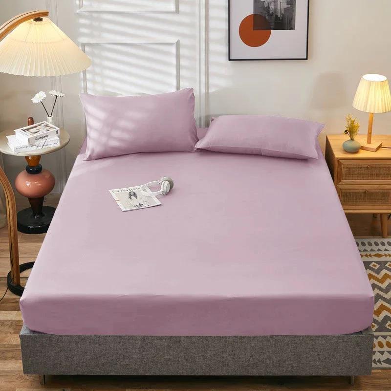 Fitted Sheet with Elastic Bands Non Slip Adjustable Mattress Covers for Single Double King Queen Bed,90/120/150/180cm