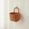 Wall Hanging Basket with Handle Open-Top Storage Container Sturdy for Dorm Rooms