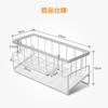 Aieve Sponge Holder Flowing Water Sponge Holder Sponge Rack with Dish Rack Stainless Steel Rust Proof Scrubber Holder Sponge Detergent Holder Drainer