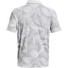 Under Armour Iso-Chill Series Printed Golf Casual Sports Polo Shirt Men Tops White 1377367-100