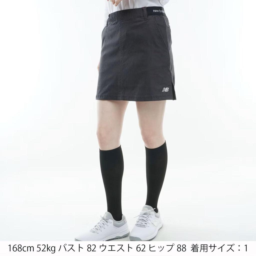 Golf Skirt Twill 00 [New Balance] Women's (Melange Stretch) / 012-3234503 024_Gray [XS]