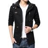 Men's Hooded Pure Cotton Washed Workwear Jacket - Autumn/Winter 2022 Collection