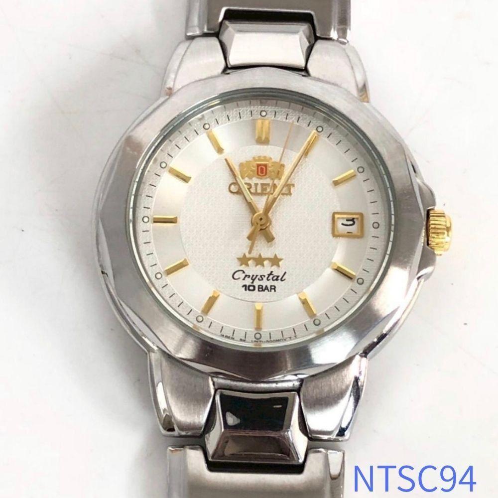 Used ORIENT Orient Crystal Three Star Men s Watch Automatic Winding Watch Antique Vintage Retro Skeleton
