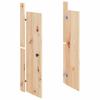 Vidaxl Outdoor Kitchen Cabinet Doors, 2 Pcs, 50X9X82 Cm, Pine