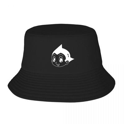 New Basic Astroboy White Bucket Hat Male New In Hat Fishing Hat Women's Cap Unisex's