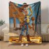 1pc, Toy Story Woody Cowboy Blanket Soft & Cozy Throw for Home Decor, Couch Cover, Outdoor Use, Travel