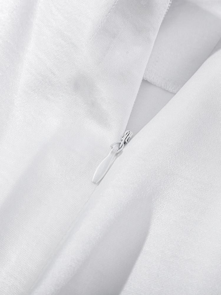 Lace Stitching Short Skirt Ladies Solid Color Short Skirt White Pink Optional All-match Short Skirt That Can Be Worn In All Seasons