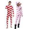 Jumpsuit Xmas Adult Catsuit Fancy Dress Up Christmas Costume Bodysuit Cosplay