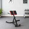 45-Degree Hyperextension Roman Chair, 5-Level Adjustable Back Extension Bench, Heavy-Duty Home Gym Equipment, Red