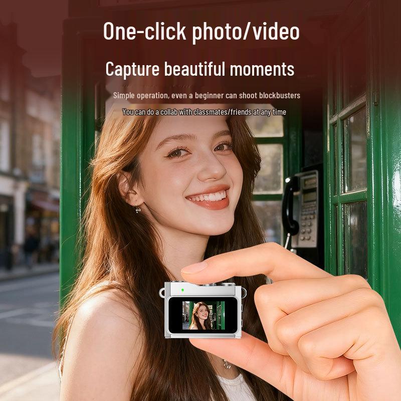 Capture Moments HD: Portable Mini Camera with Beauty Filters, Flash, and Playback - Perfect for Kids!
