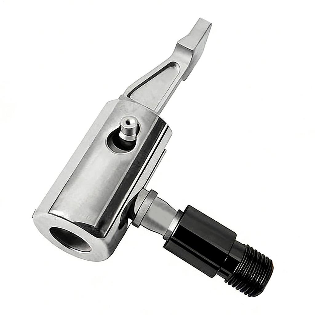 Air Pump Adapter Tire inflator Locking on Air Chuck Air Compressor Pump Adapter Inflatable Adapter Tire Inflator Gauge Nozzle