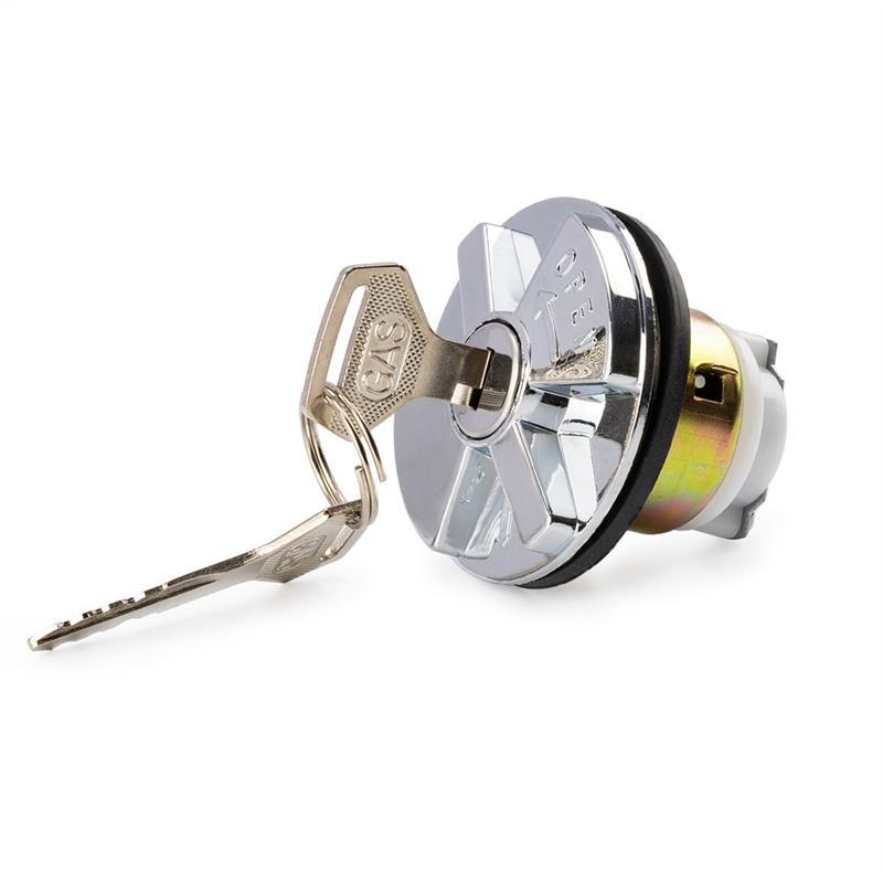 Car Fuel Tank Cap With Lock 69058-60071 69058-60050 For Toyota Land Cruiser 1982-2015-A91R Silver  Yellow