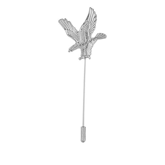 Aslsaw Multi-Styles Lange Nadeleinführungskappe Metallbrosche Pin Anzug Hemd Kragen Pins Corsage Broschen für Männer und Frauen