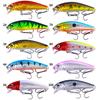 7.5cm-8g-6# Minnow Fishing Bait 2 Treble Hook Lure 10 Different Pieces Set Lure Sea Bass Lure