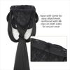 Traditional Women Hanfu Wigs Long Straight Integrated Hair Bun Hanfu Wig Headband  Princess Cosplay